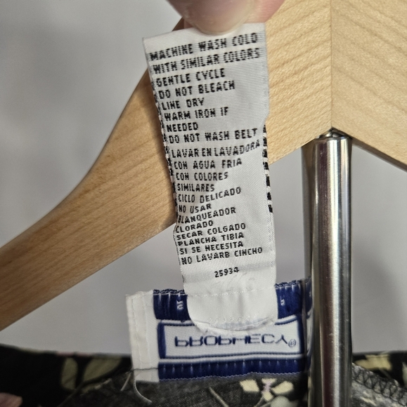 Vintage Prophecy by Sage Harbour Floral Midi Skirt Black Pink Size M - Picture 4 of 7